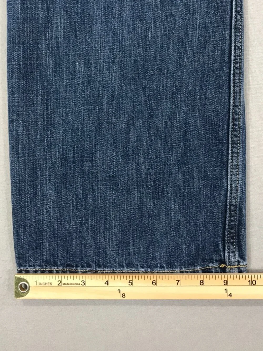Banana Republic Jeans Men's 36x32 Blue Denim Pants Straight Leg Pockets Cotton